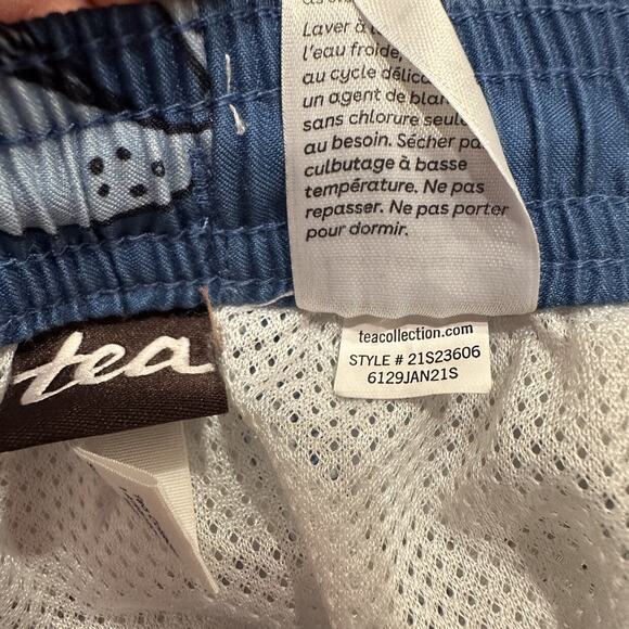 Tea Collection Blue Whales Swim Trunks - Picture 6 of 7